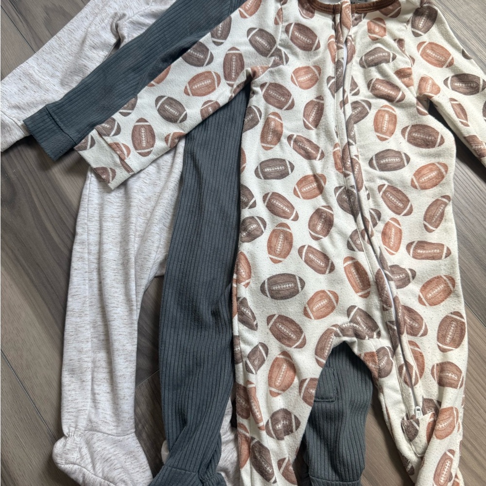 Football Print Kids One Piece Set